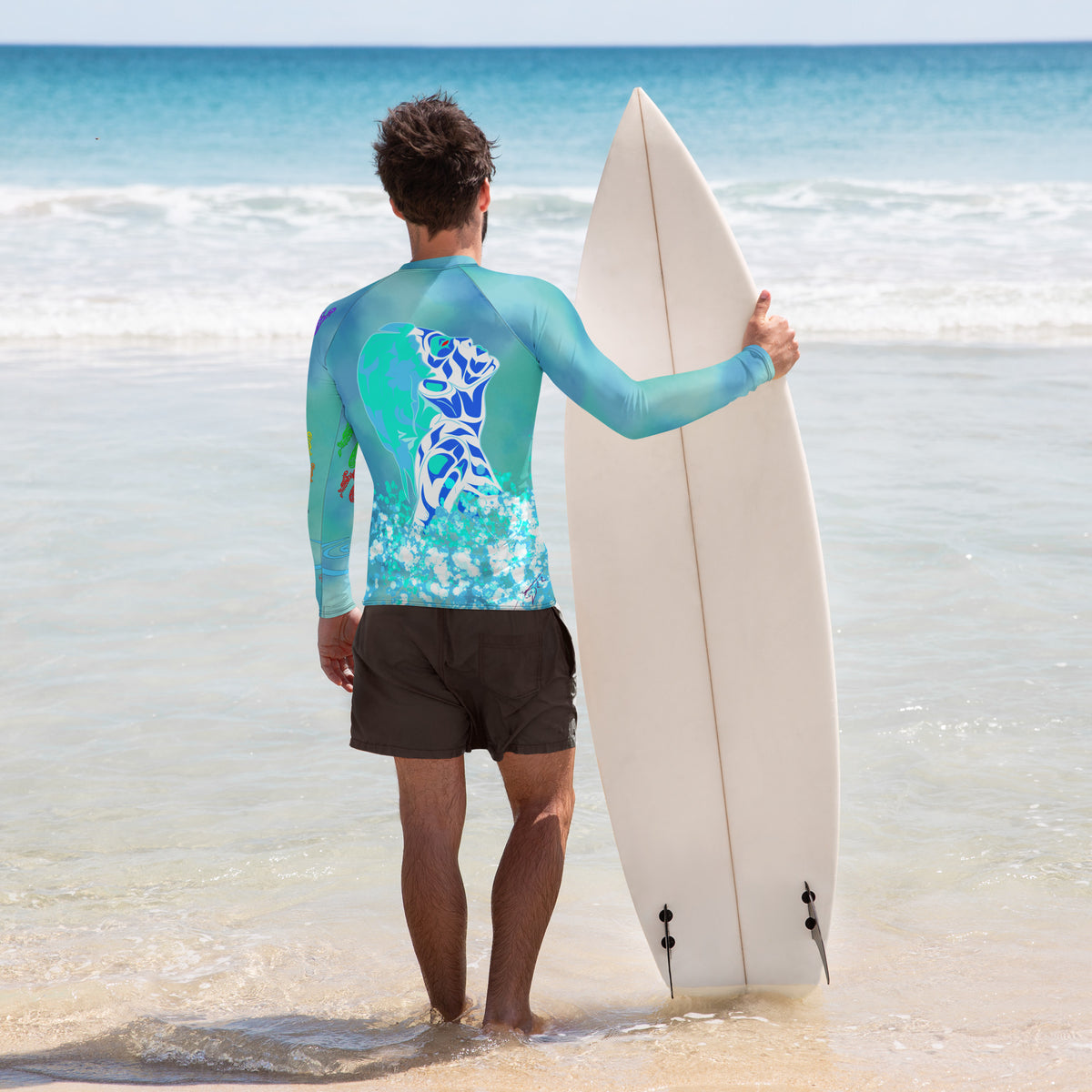 Men's Rash Guard HED Breathe of Rebirth Design