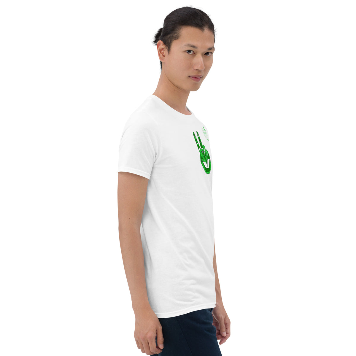 Short-Sleeve Unisex T-Shirt HED Naḵa̱l'ka̱la'atsi-Peace design
