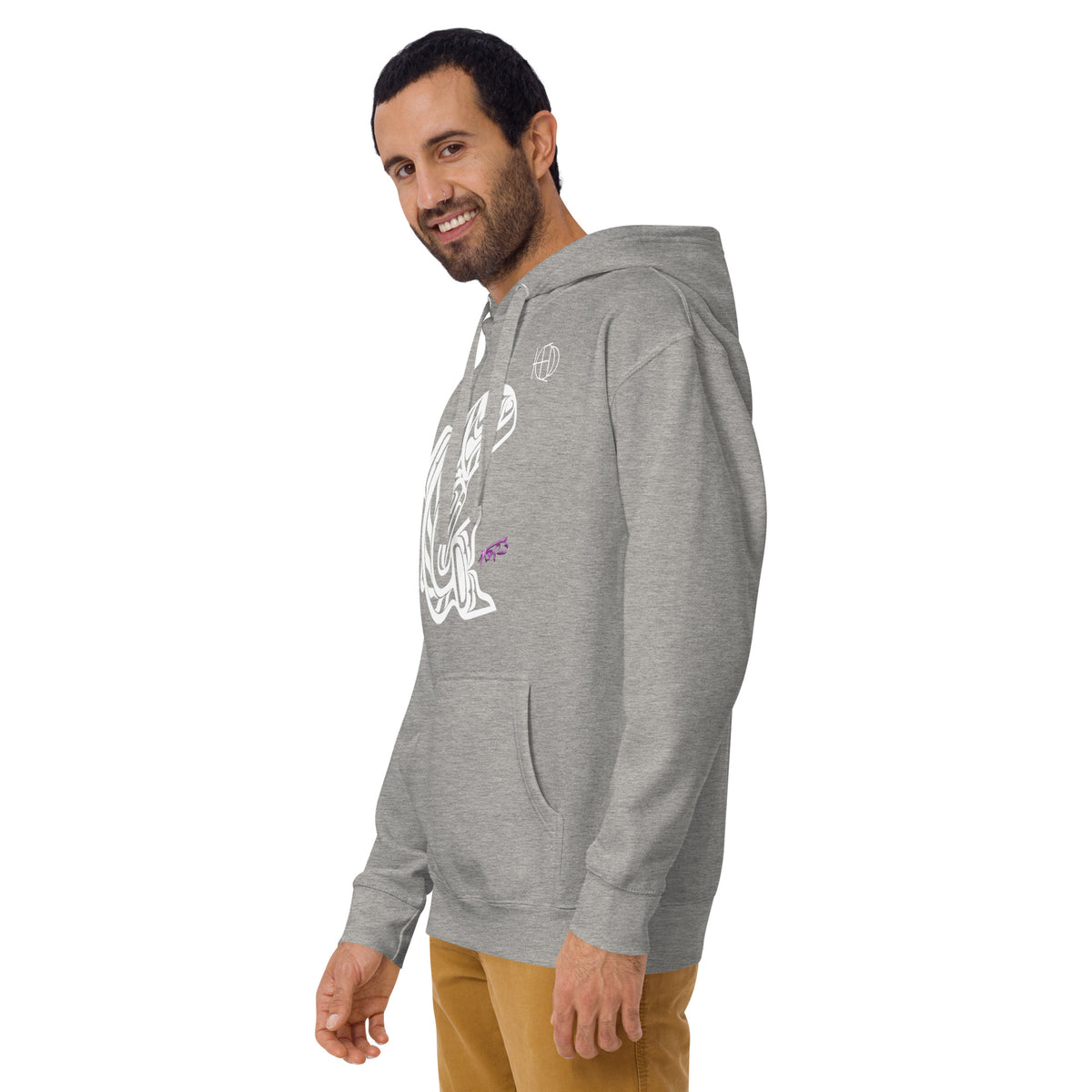Unisex Hoodie HED Salmon design