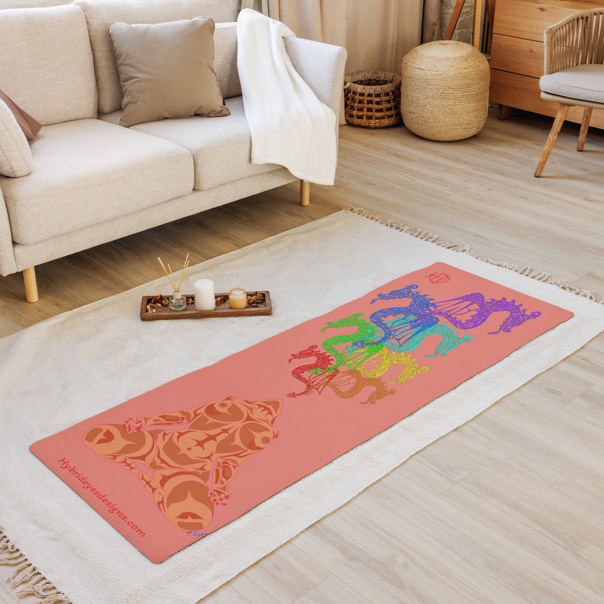 Yoga mat HED Copper Woman Release design