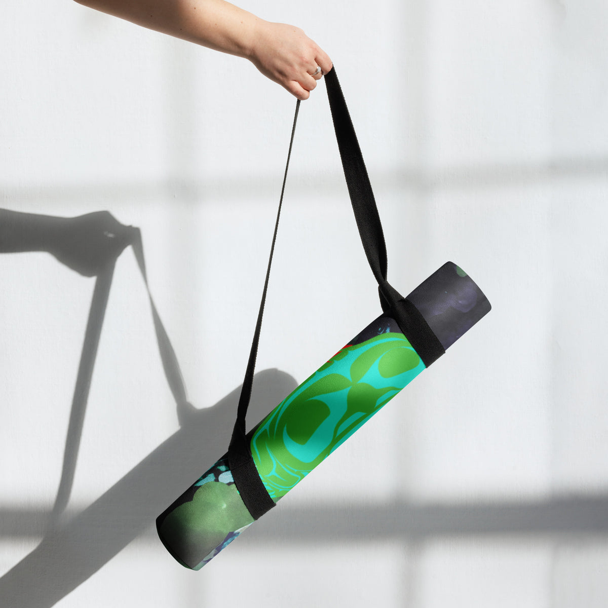 Yoga mat HED Frog Woman in Solace design