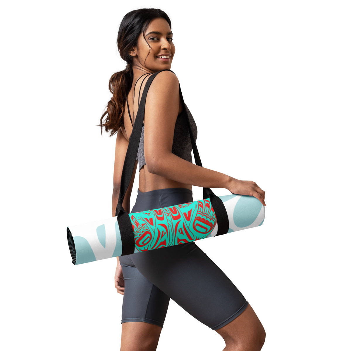 Yoga mat HED Hawax̱a̱la Prayer Pose design