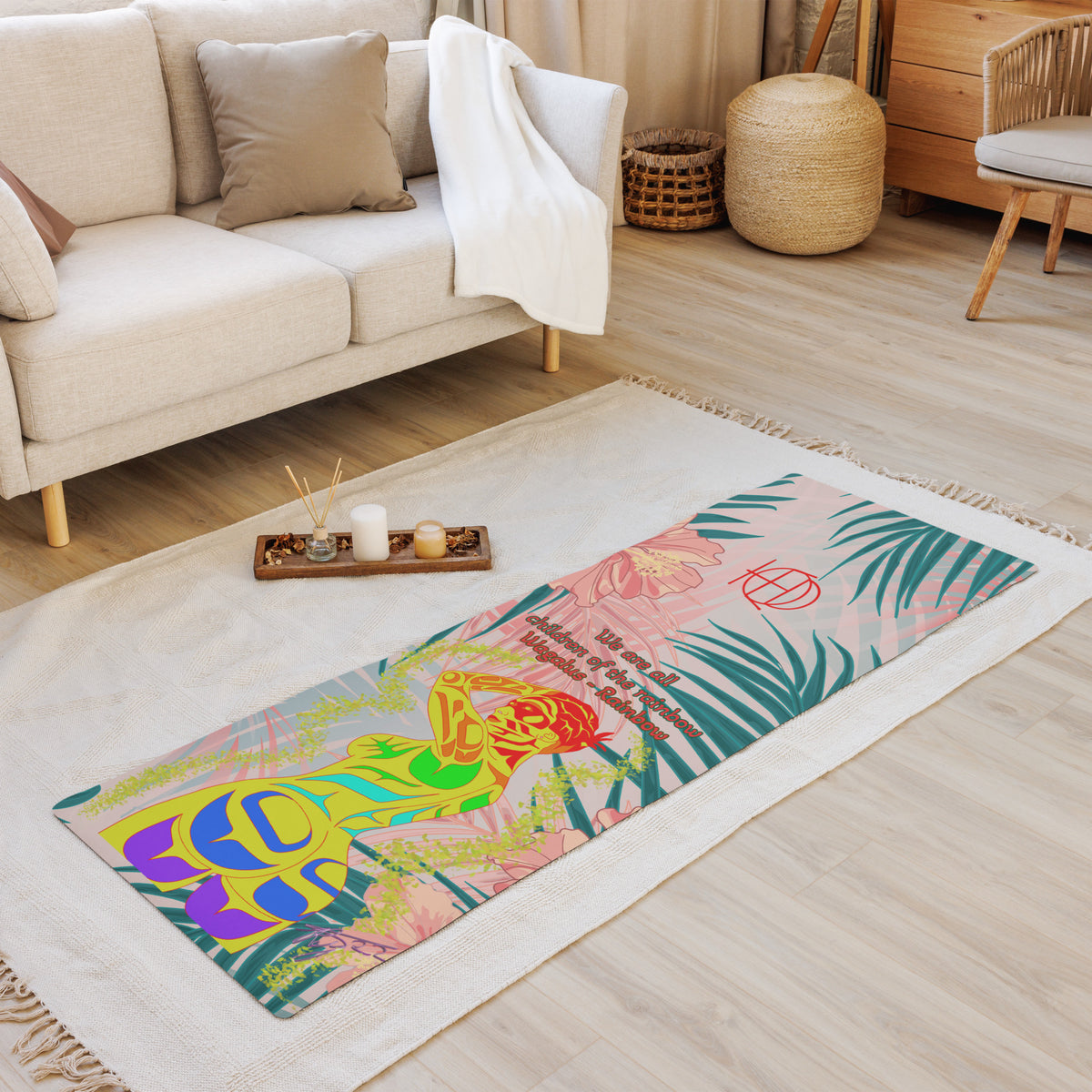 Yoga mat HED Wagalus Woman # 2 design
