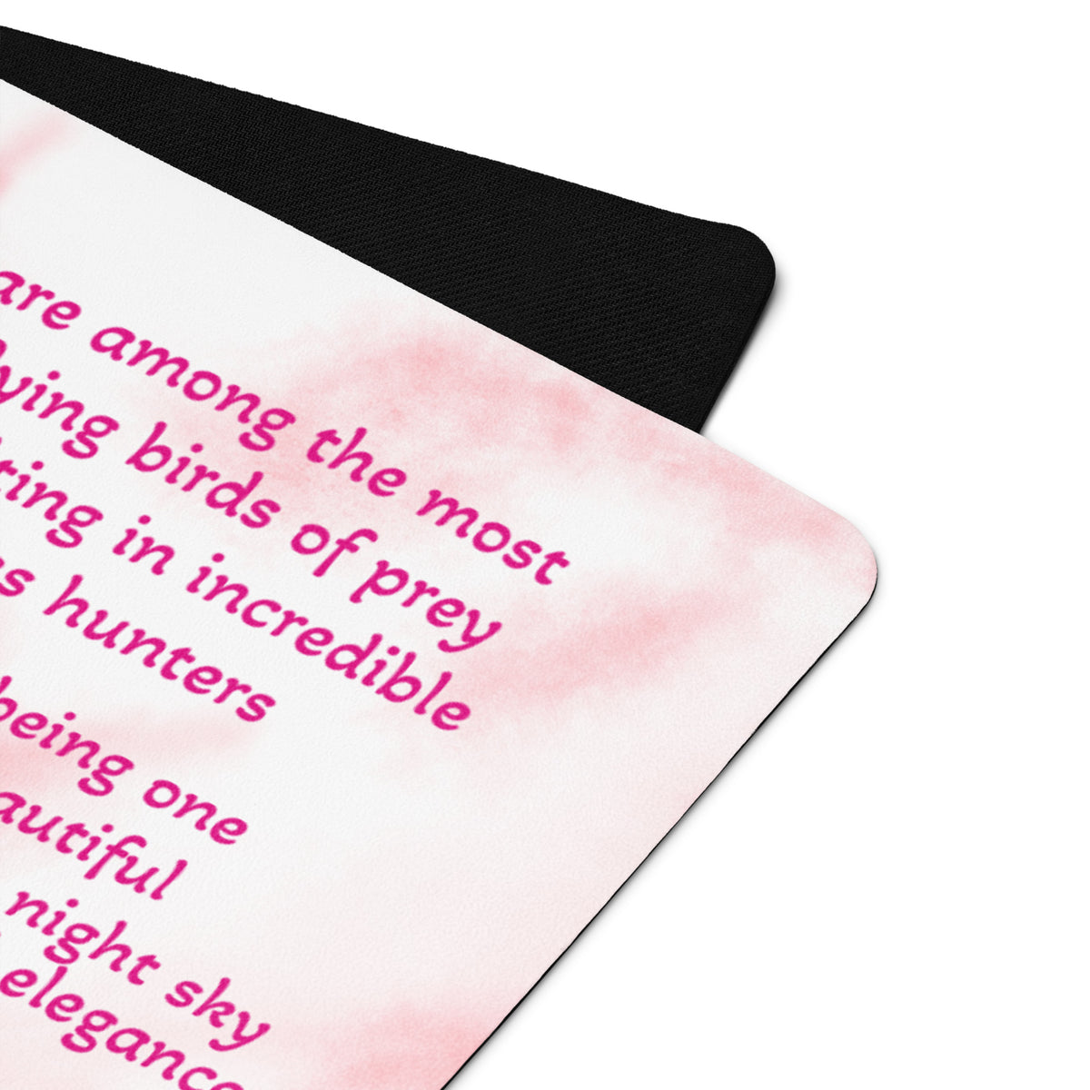 Yoga mat HED Owl Woman design