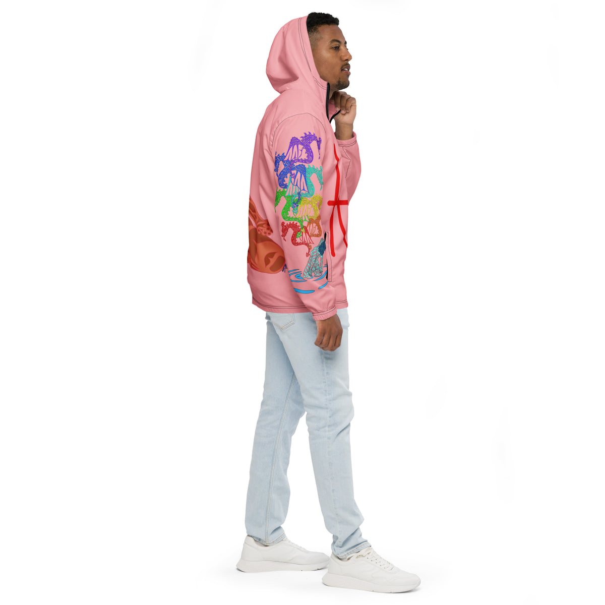 Men’s windbreaker HED Copper Woman Design