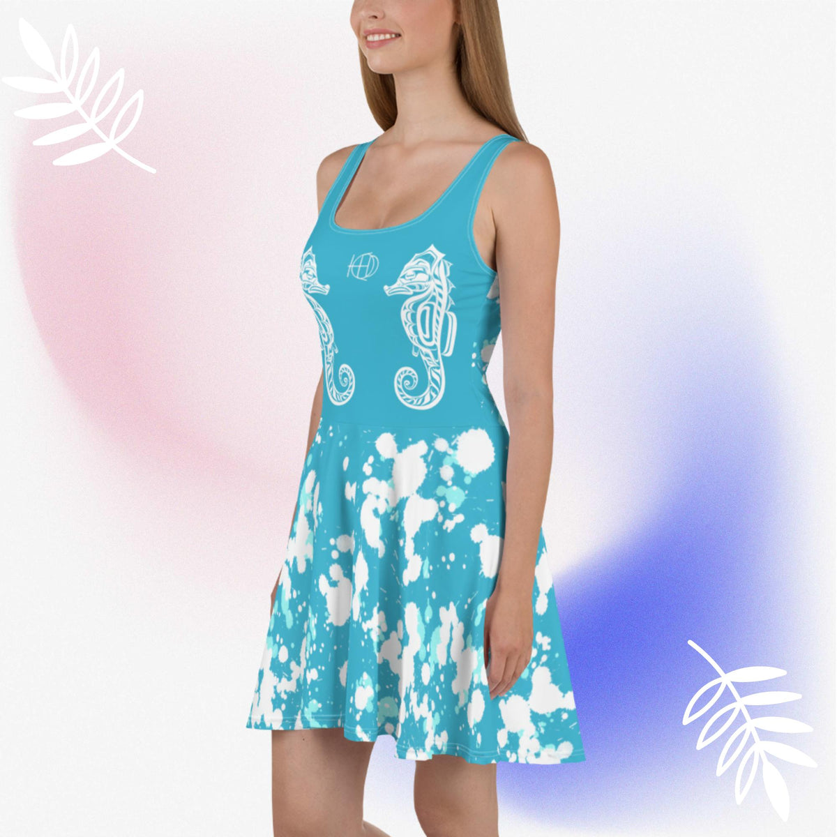 Skater Dress HED Seahorse Design