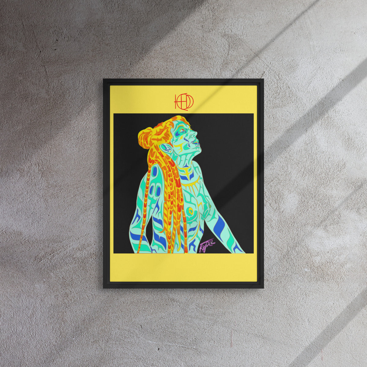 Framed canvas HED Pagan Gods Be Praised Design