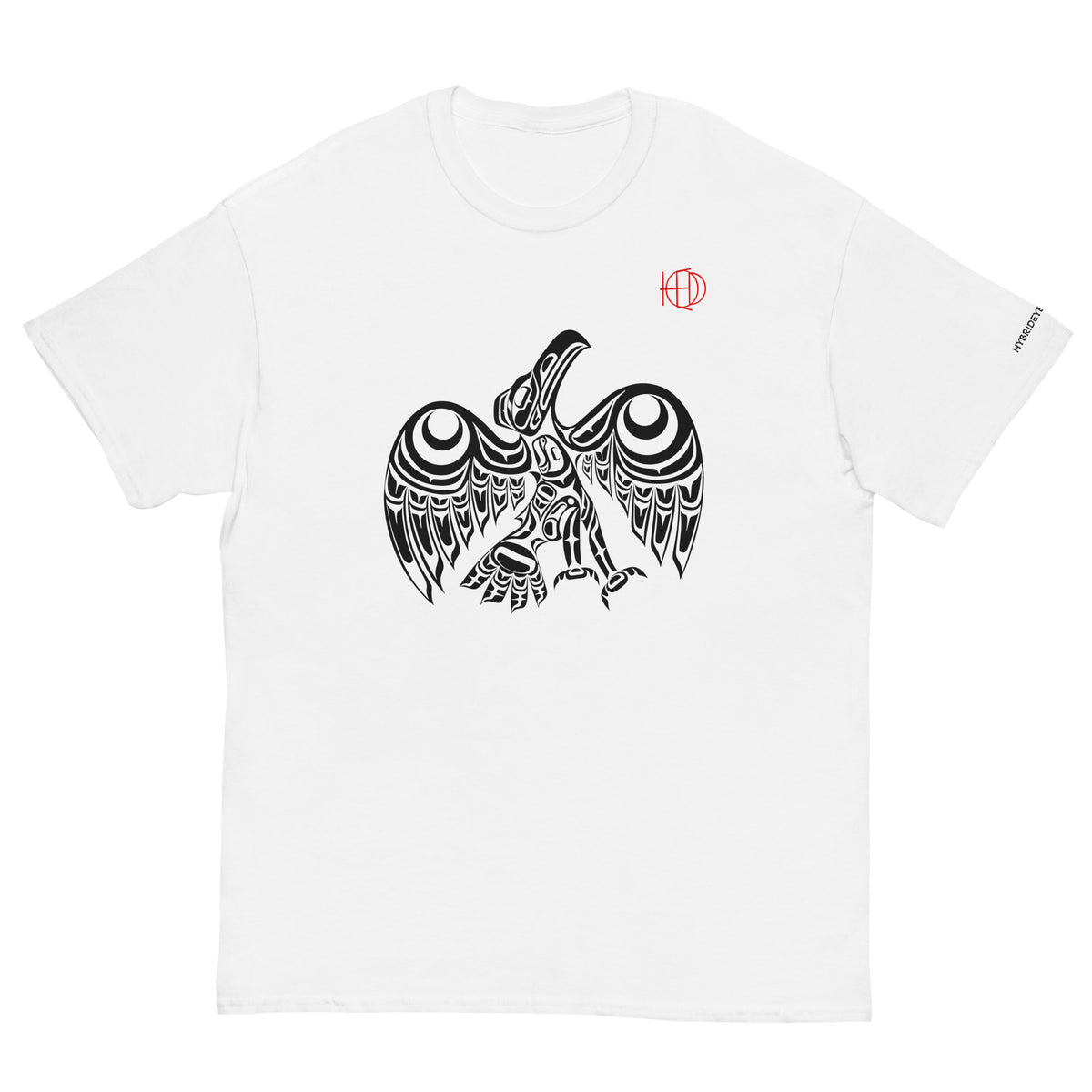 Men's classic tee HED Raven Releasing Salmon design