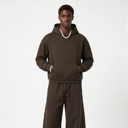 Oversize Men's Grey Hoodies Sweatshirt Fleece Oversized Hooded Collar Cotton Fall Hoodies Casual Loose Fit Ultra Soft Pullover