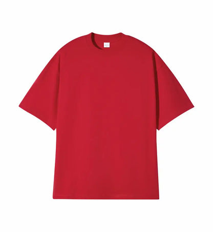 Oversized T Shirt for Men Women 280gsm Heavy Cotton Shirts Summer O-neck Oversize Tees Solid Casual Streetwear Fashion Clothing