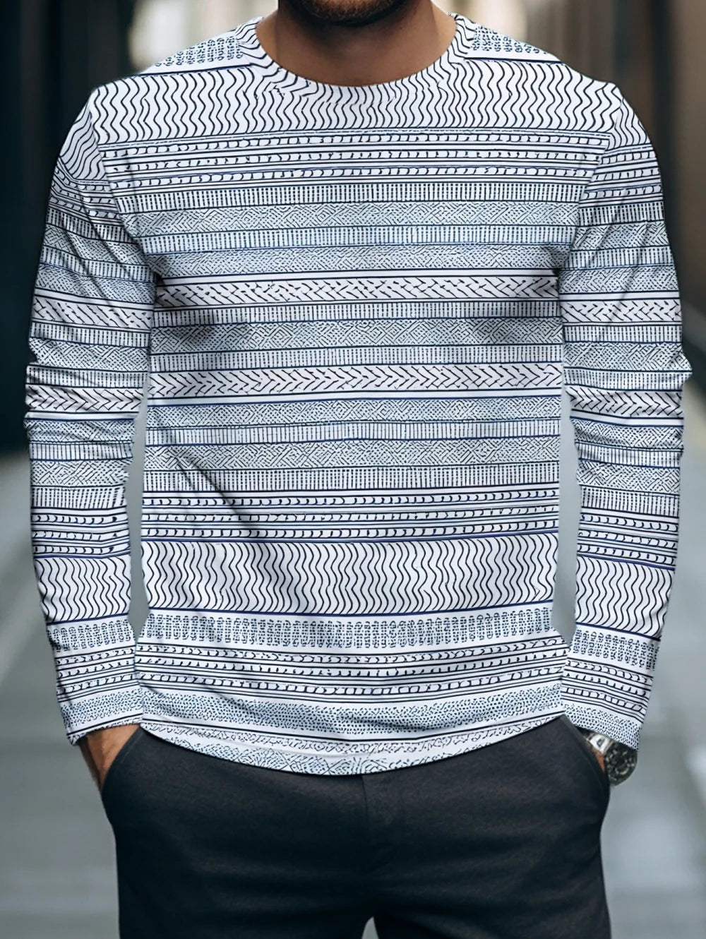 Oversized T-Shirts for Men Autumn Clothing T-Shirt Male T-Shirts Trip Hiking Camping Long Sleeves Tops Sportswear Man Clothing