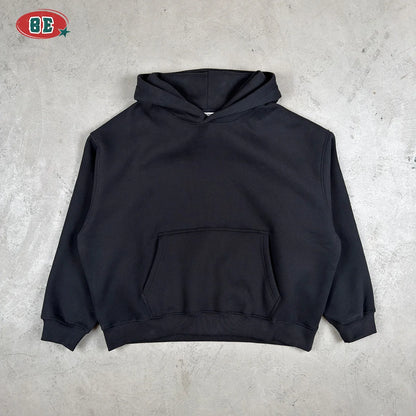 Oversize Men's Grey Hoodies Sweatshirt Fleece Oversized Hooded Collar Cotton Fall Hoodies Casual Loose Fit Ultra Soft Pullover