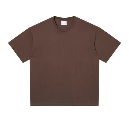 Oversized T Shirt for Men Women 280gsm Heavy Cotton Shirts Summer O-neck Oversize Tees Solid Casual Streetwear Fashion Clothing