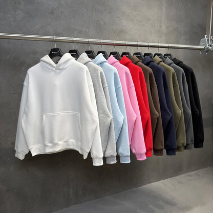 Oversize Men's Grey Hoodies Sweatshirt Fleece Oversized Hooded Collar Cotton Fall Hoodies Casual Loose Fit Ultra Soft Pullover
