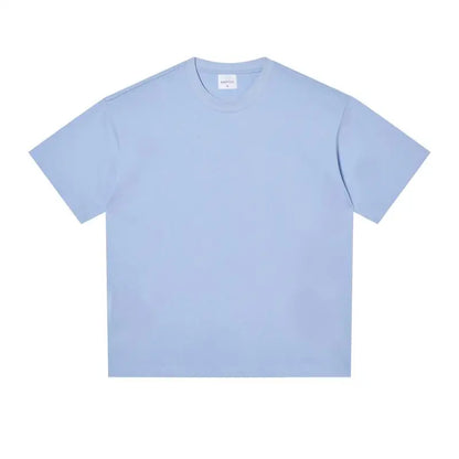 Oversized T Shirt for Men Women 280gsm Heavy Cotton Shirts Summer O-neck Oversize Tees Solid Casual Streetwear Fashion Clothing