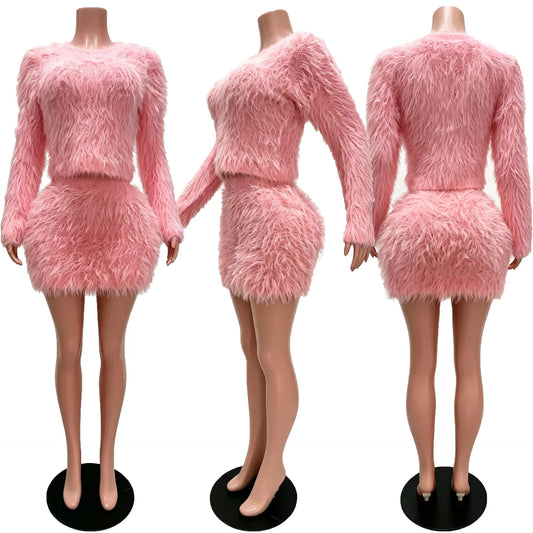 Women's Matching Sets Fall Outfits Woman 2 Piece Sets for Woman Two Pieces Outfits Woman Skirt Cheap Clothes Vacation Outfit