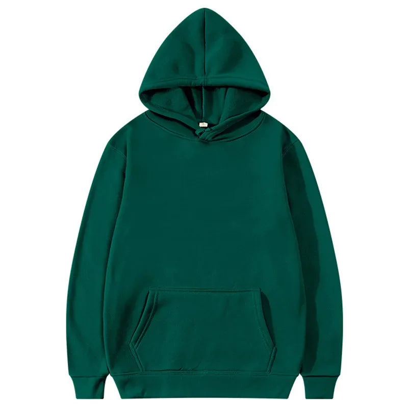 Fashion Casual Fleece Hoodies Men Wholesale Plain White Pullover Hoodie Unisex Cheap Sweatshirt With Hood Polerones Para Hombre