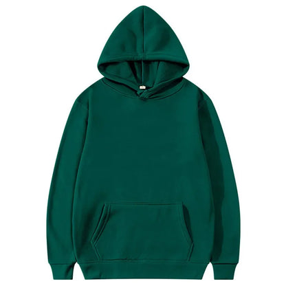 Fashion Casual Fleece Hoodies Men Wholesale Plain White Pullover Hoodie Unisex Cheap Sweatshirt With Hood Polerones Para Hombre