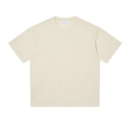 Oversized T Shirt for Men Women 280gsm Heavy Cotton Shirts Summer O-neck Oversize Tees Solid Casual Streetwear Fashion Clothing