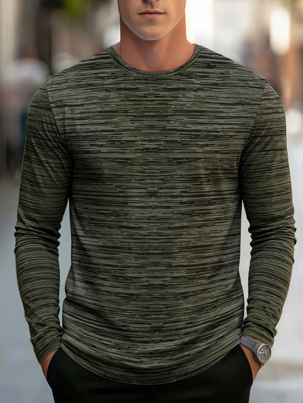Oversized T-Shirts for Men Autumn Clothing T-Shirt Male T-Shirts Trip Hiking Camping Long Sleeves Tops Sportswear Man Clothing