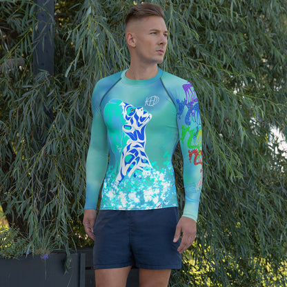 Men's Rash Guard HED Breathe of Rebirth Design